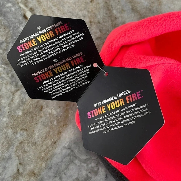 NEW Under Armour Cold Gear Teal Beanie Infrared - Picture 2 of 10